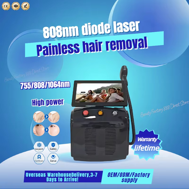 Industrial Laser Hair Removal Machine - Máquina de remoção de pêlos a