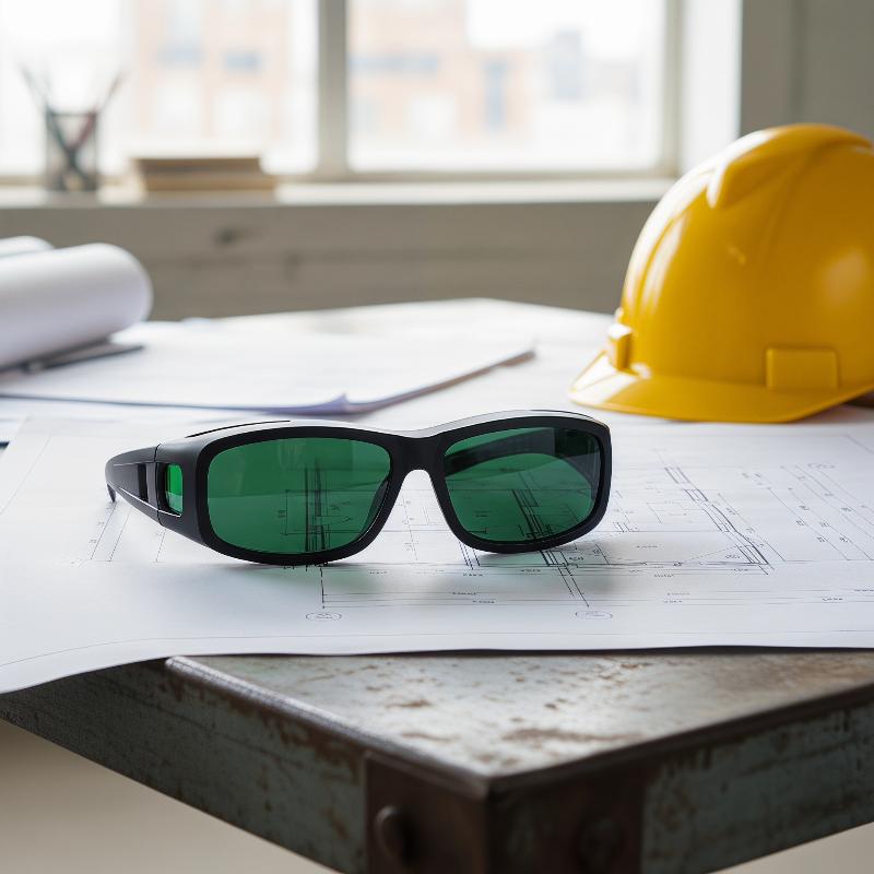 Industrial Laser Glasses - Óculos de Proteção para Soldador Anti-Laser,