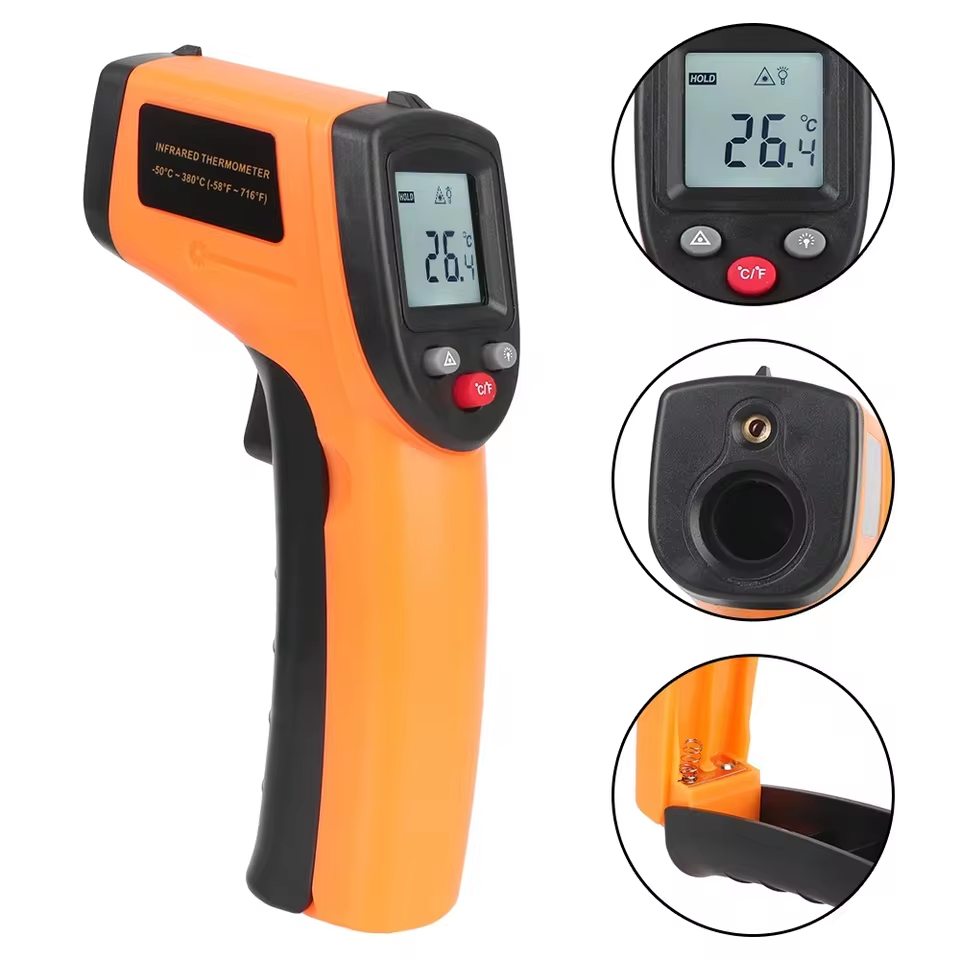 Industrial Laser Thermometer Gun - Novo Termômetro Digital Infravermelho T600 T600A