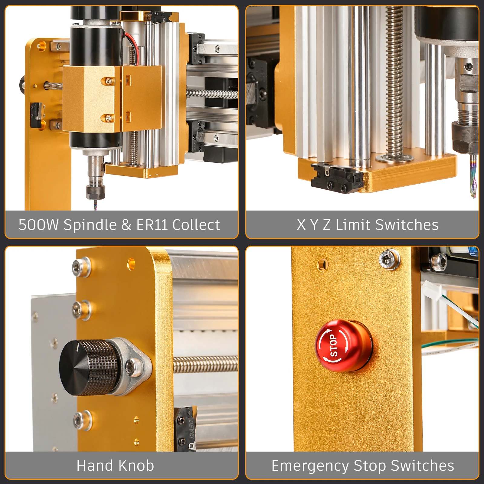 Limit Switch Cnc - Máquina de Fresagem CNC3018PRO Ultra, Router