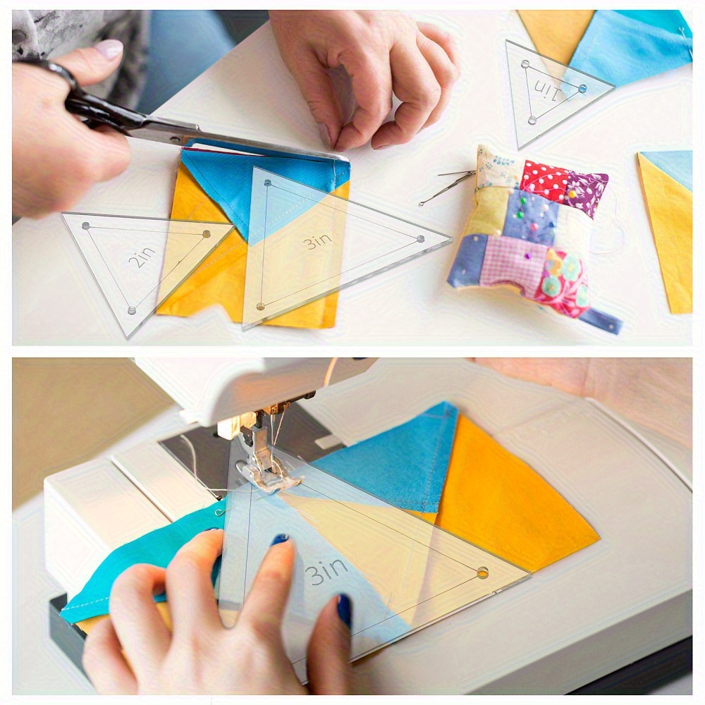Conjunto de 6 Réguas Triangula - Acrylic Cutting Machine avaliação e preço