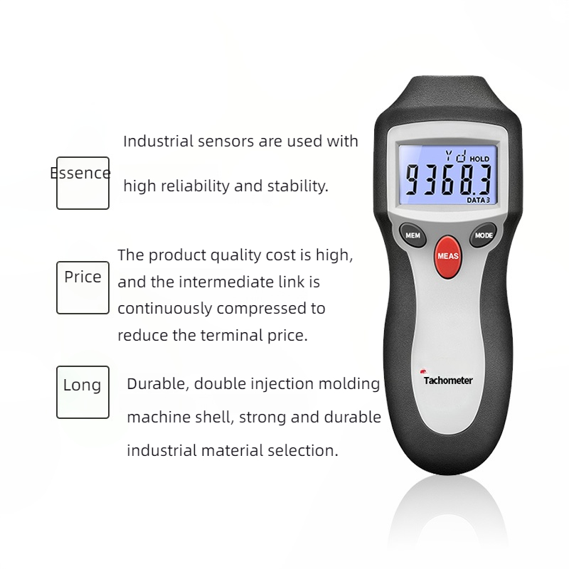 Tacômetro digital portátil sem - Industrial Laser Tachometer avaliação e preço