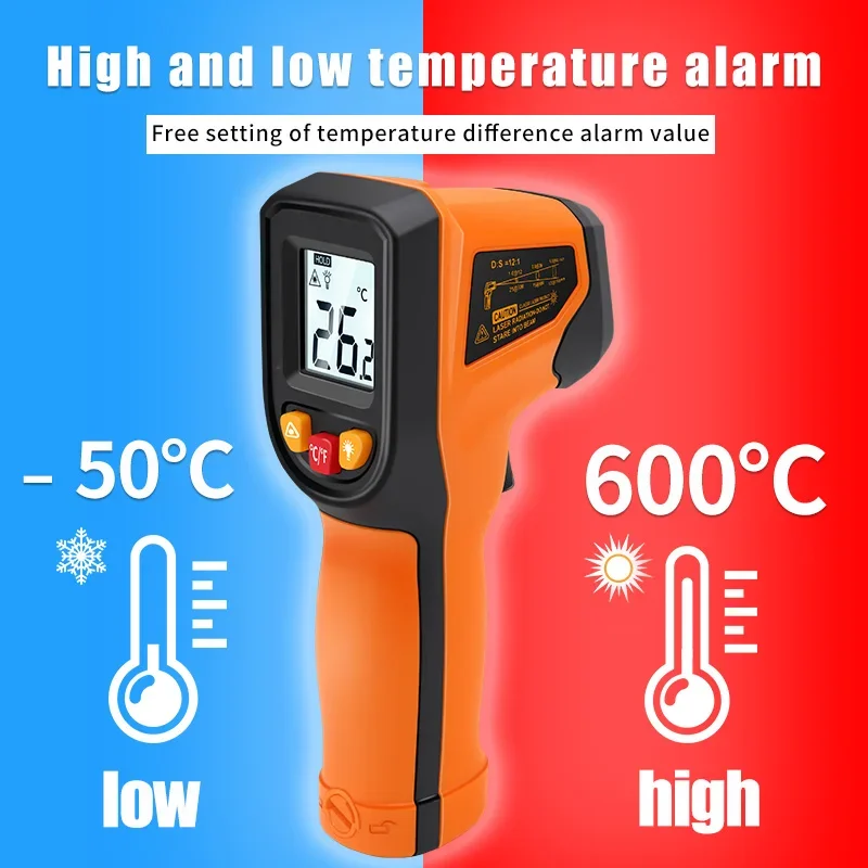 Termômetro infravermelho digit - Industrial Laser Thermometer Gun avaliação e preço