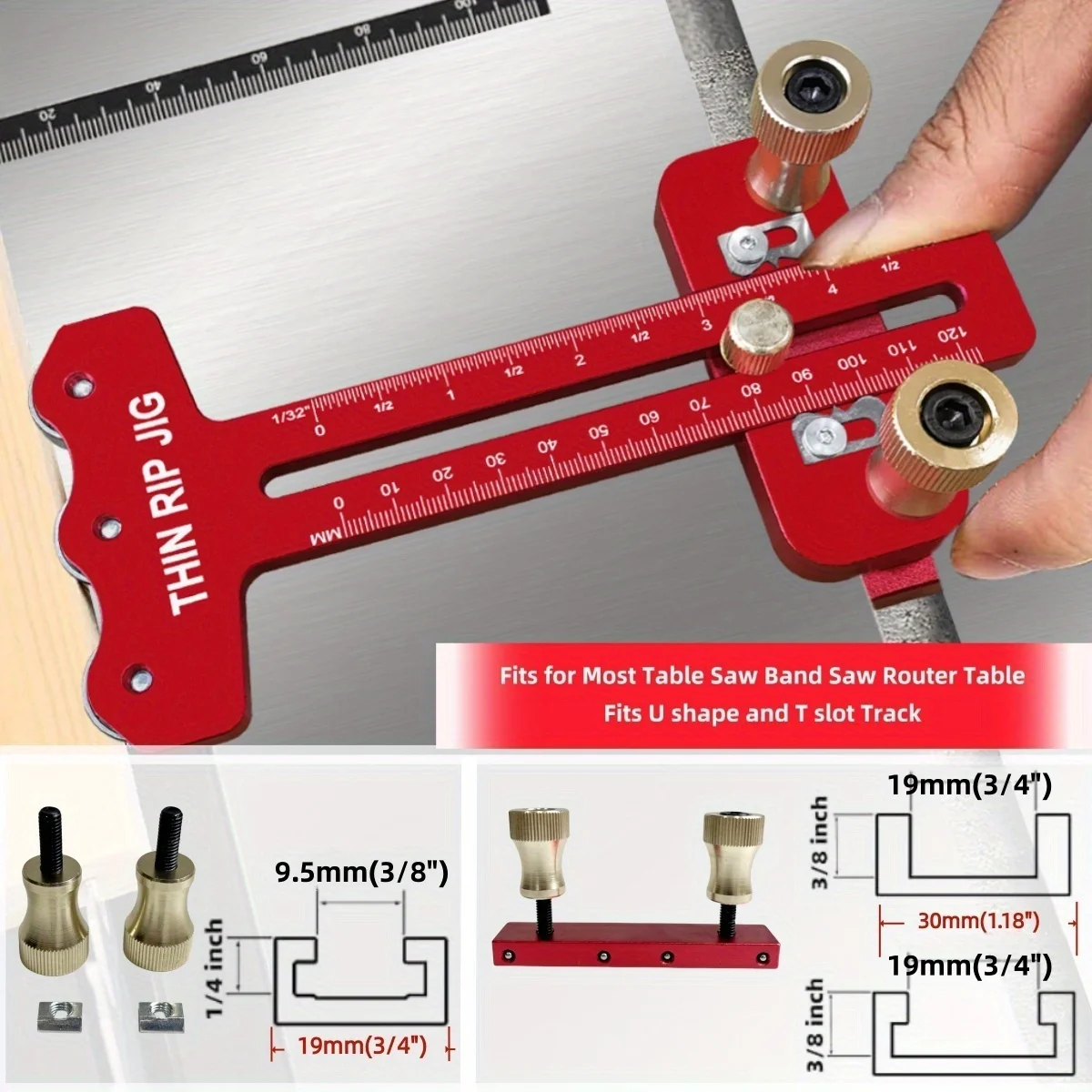 Gabarito de serra de mesa de r - Aluminum T-Slot Profile avaliação e preço