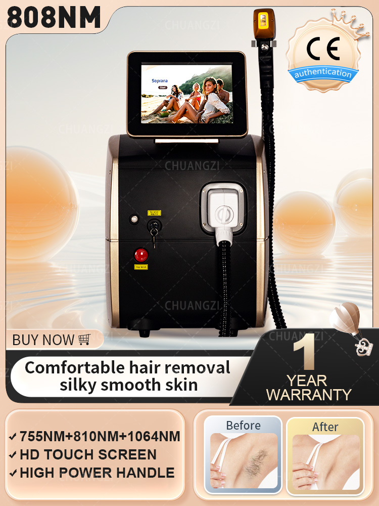 Potente Epilador Alexandrite I - Industrial Laser Hair Removal Machine avaliação e preço