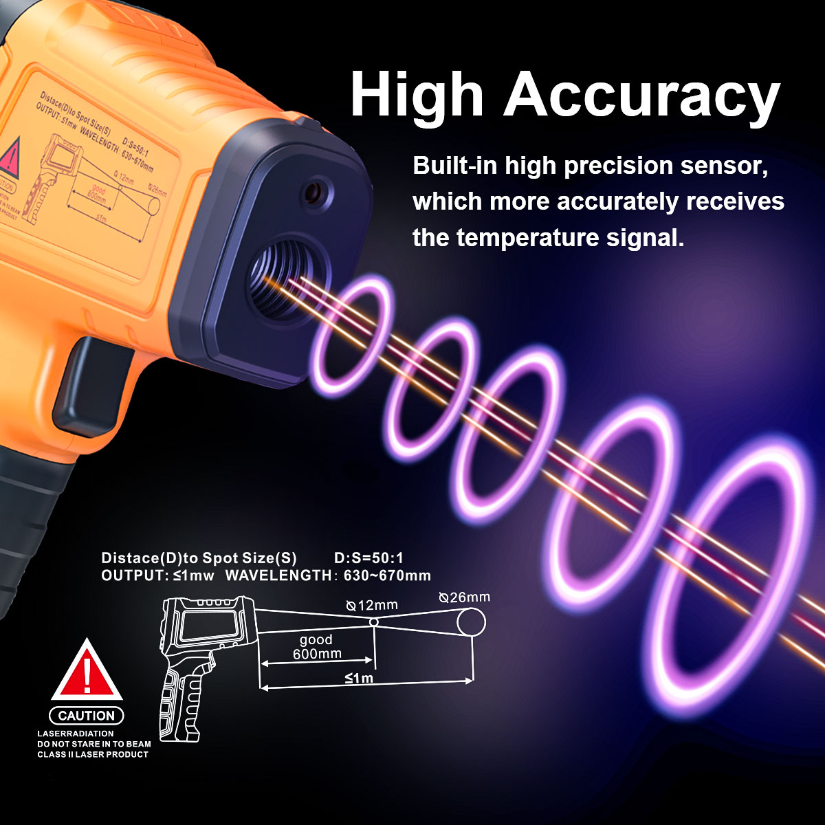 Dt1000 dt1600 termômetro infra - Industrial Laser Thermometer Gun avaliação e preço