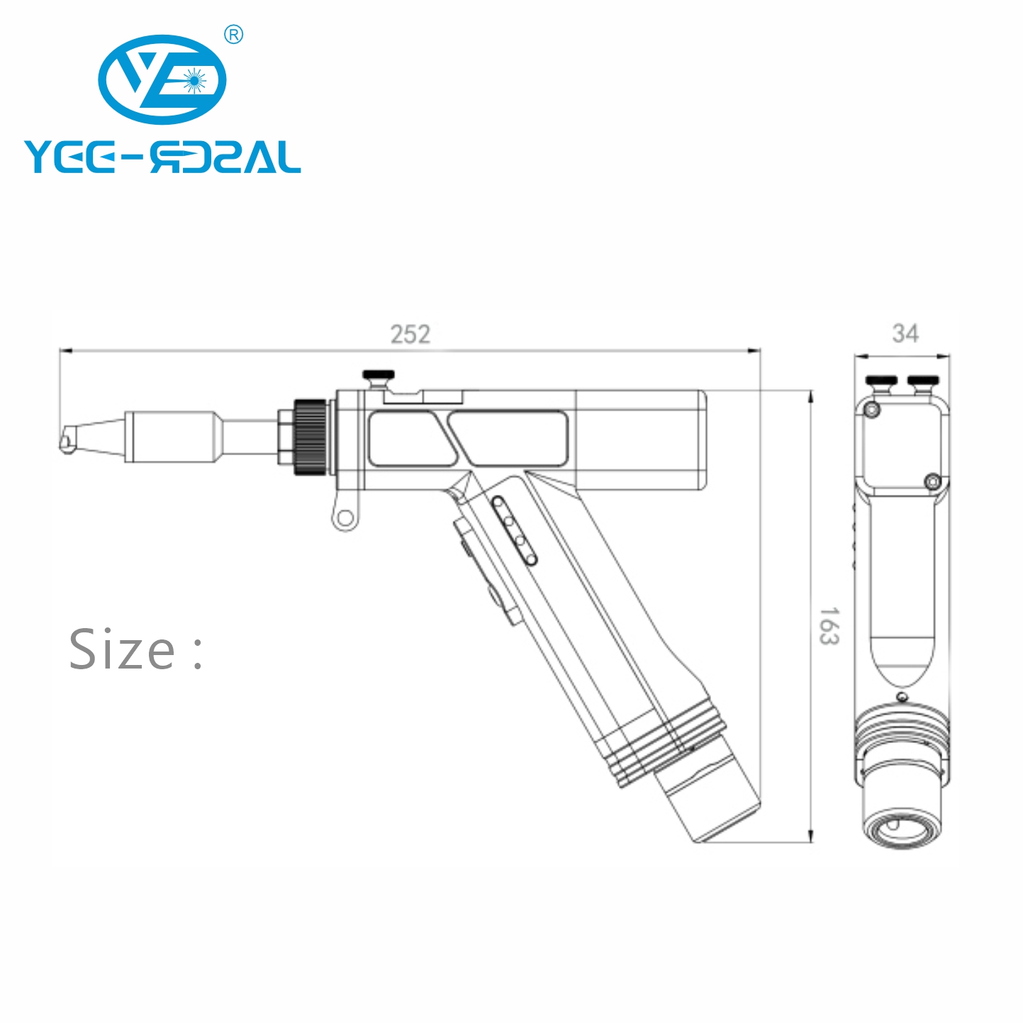 NOVO SUP28T 2000W, Cabeça de S - Industrial Laser Welding Gun avaliação e preço