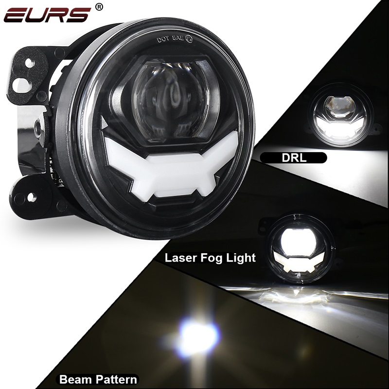 4 polegada led luzes de nevoei - Laser Focus Lens avaliação e preço