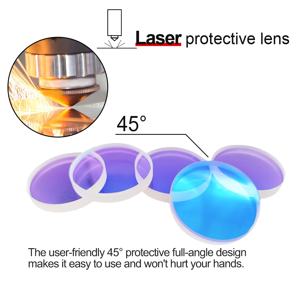100 PEÇAS Janelas de Proteção  - Laser Focus Lens avaliação e preço