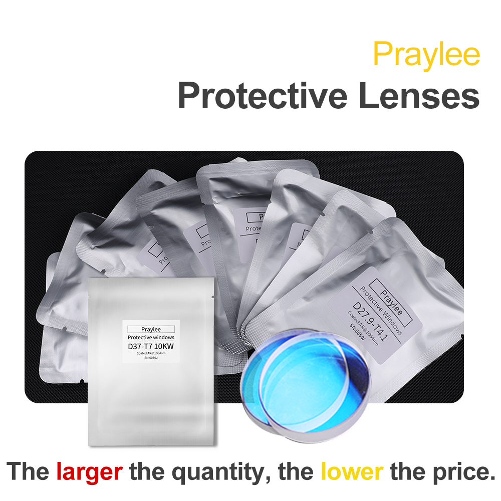 100 PEÇAS Janelas de Proteção  - Laser Focus Lens avaliação e preço