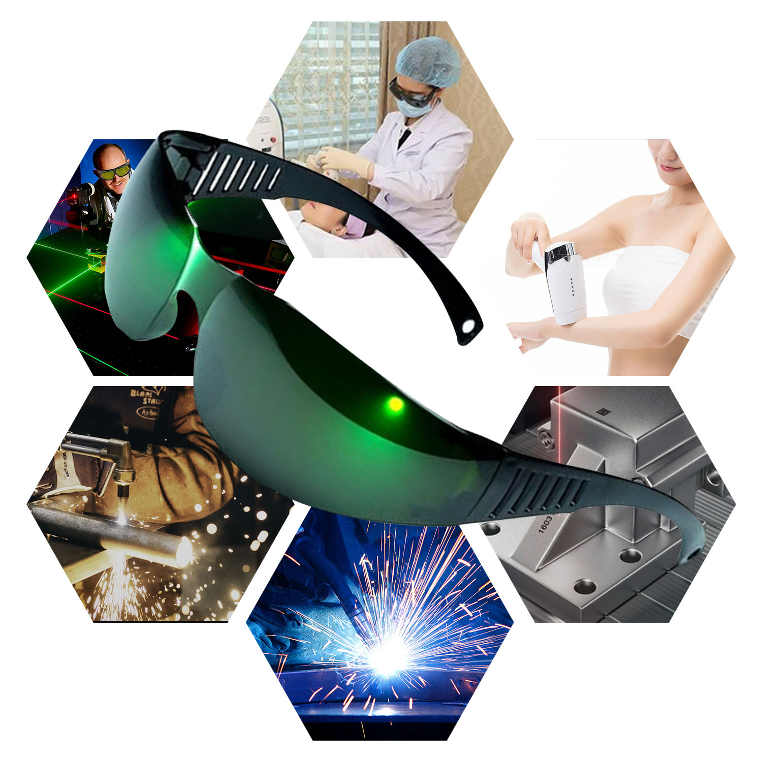 Óculos de chumbo óculos de rad - Industrial Laser Glasses avaliação e preço