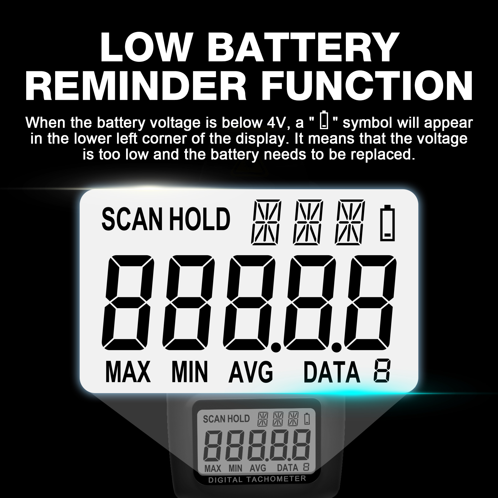 Tacômetro Digital HP-9236C, Me - Industrial Laser Tachometer avaliação e preço