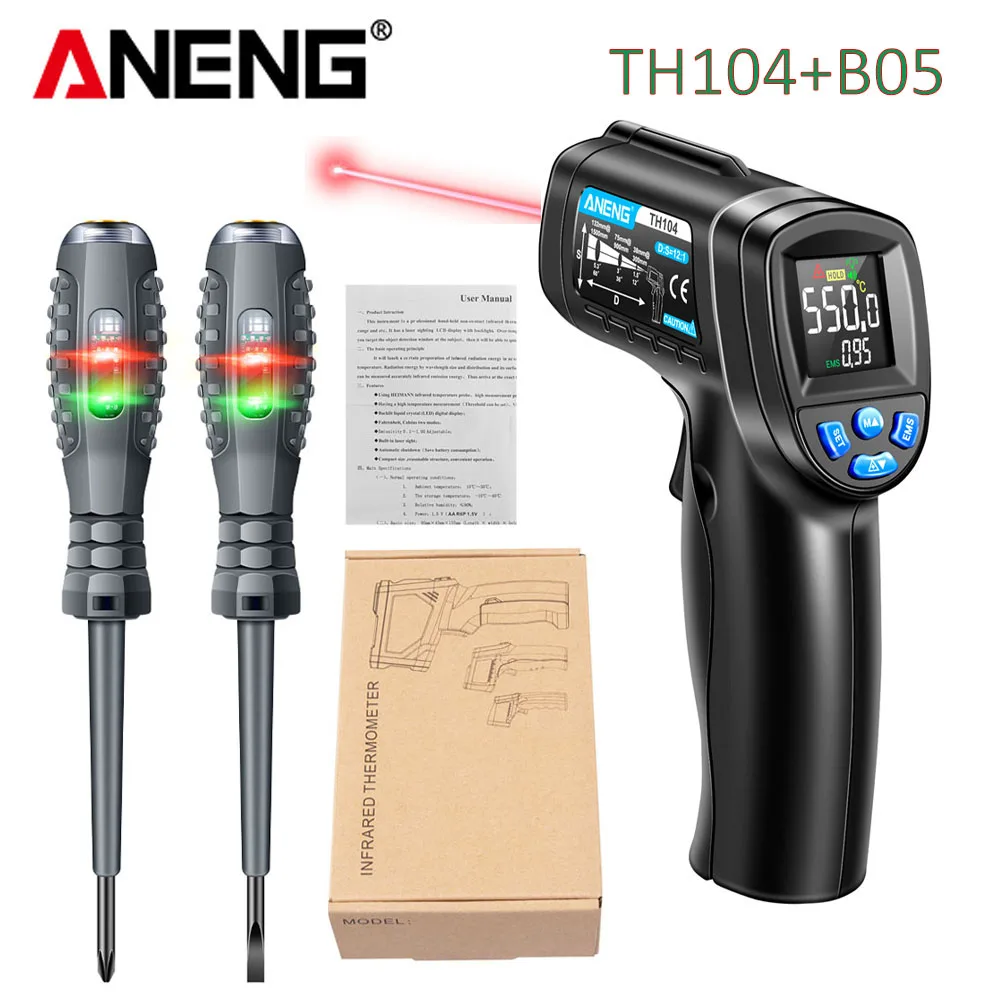 Termômetro Infravermelho Indus - Industrial Laser Thermometer Gun avaliação e preço