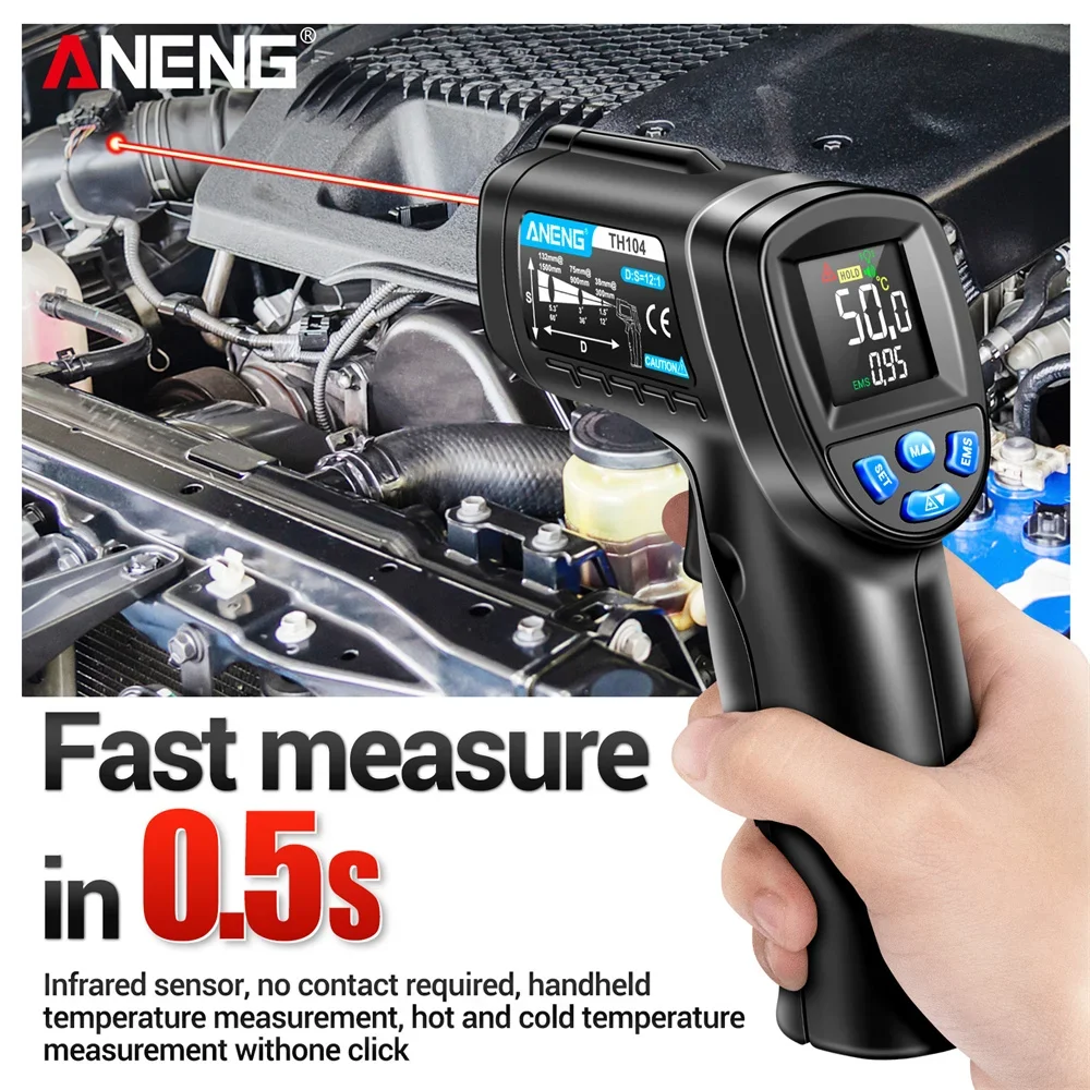 Termômetro Infravermelho Indus - Industrial Laser Thermometer Gun avaliação e preço