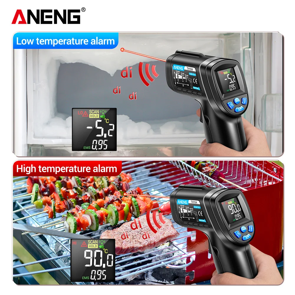 Termômetro Infravermelho Indus - Industrial Laser Thermometer Gun avaliação e preço