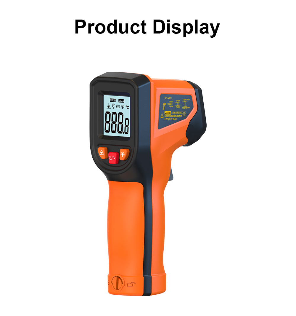 Termômetro Digital Infravermel - Industrial Laser Thermometer Gun avaliação e preço