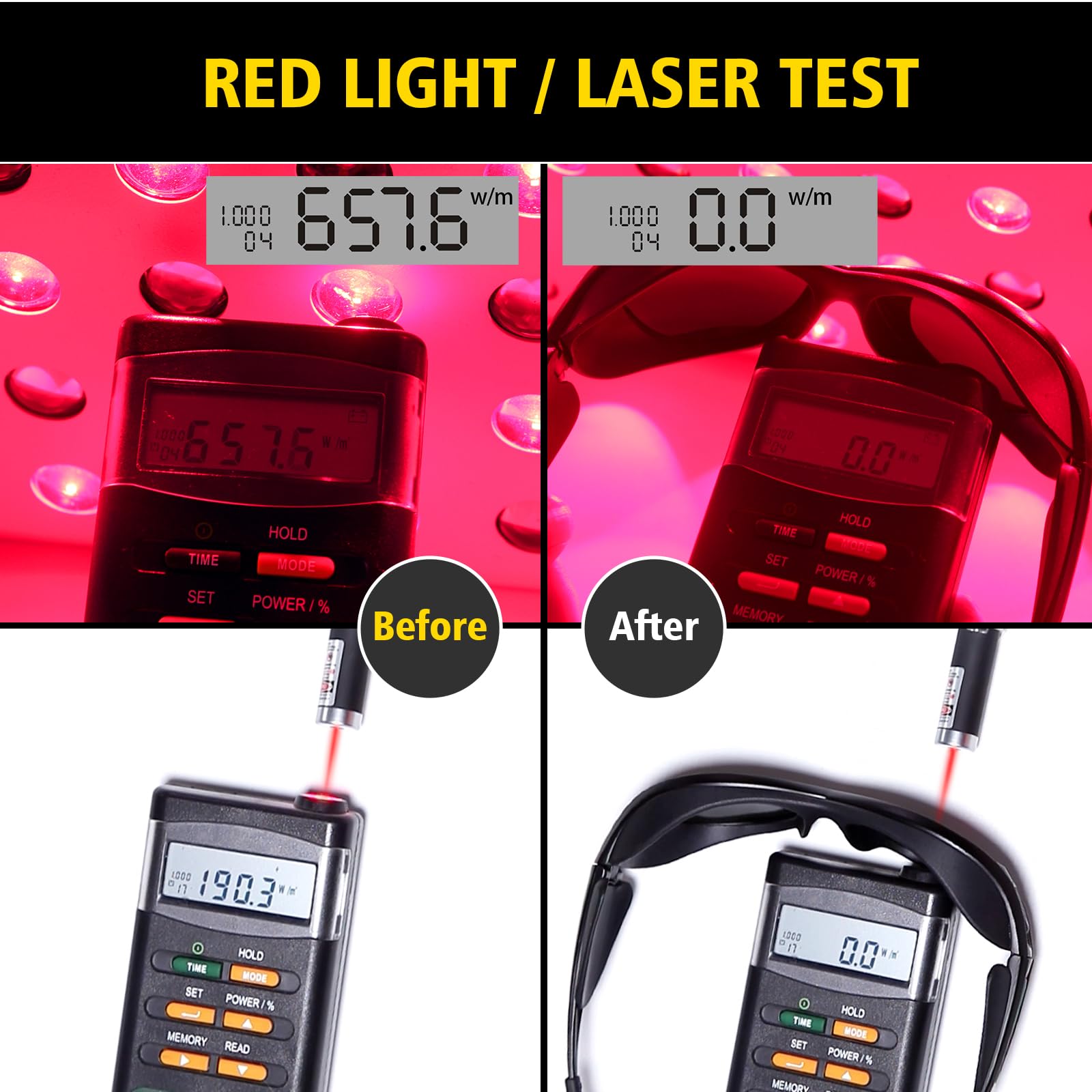Óculos de segurança do comprim - Industrial Laser Glasses avaliação e preço