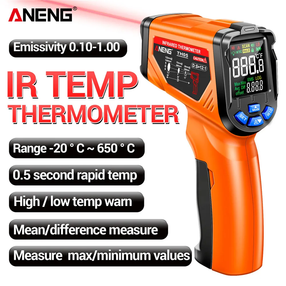 Termômetro Infravermelho Digit - Industrial Laser Thermometer Gun avaliação e preço