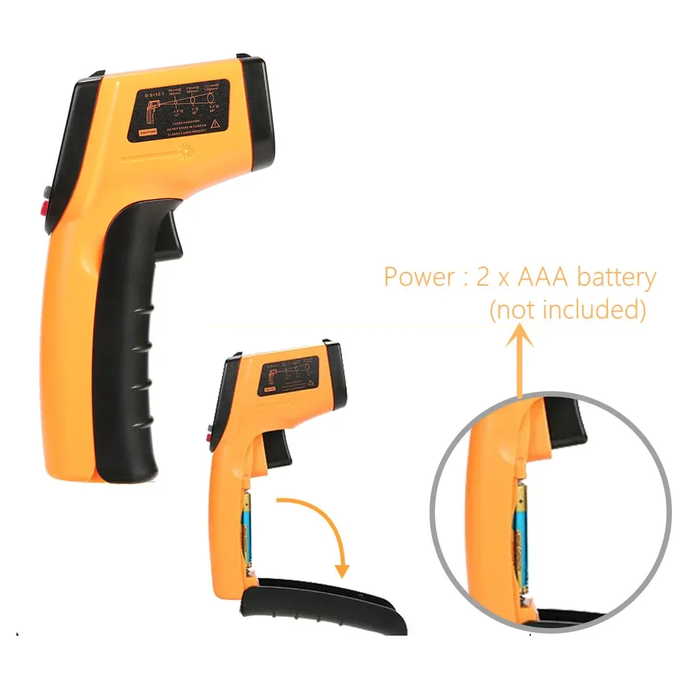 Termômetro Infravermelho Portá - Industrial Laser Thermometer Gun avaliação e preço